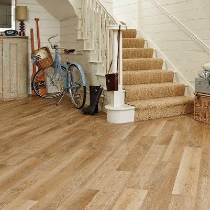 Karndean Knight Tile Pale Limed Oak KP94 Gluedown